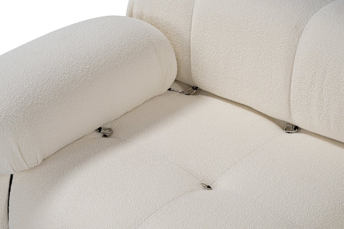 Atelier Del Sofa Bubble 3 Seater Bouclette Blanco